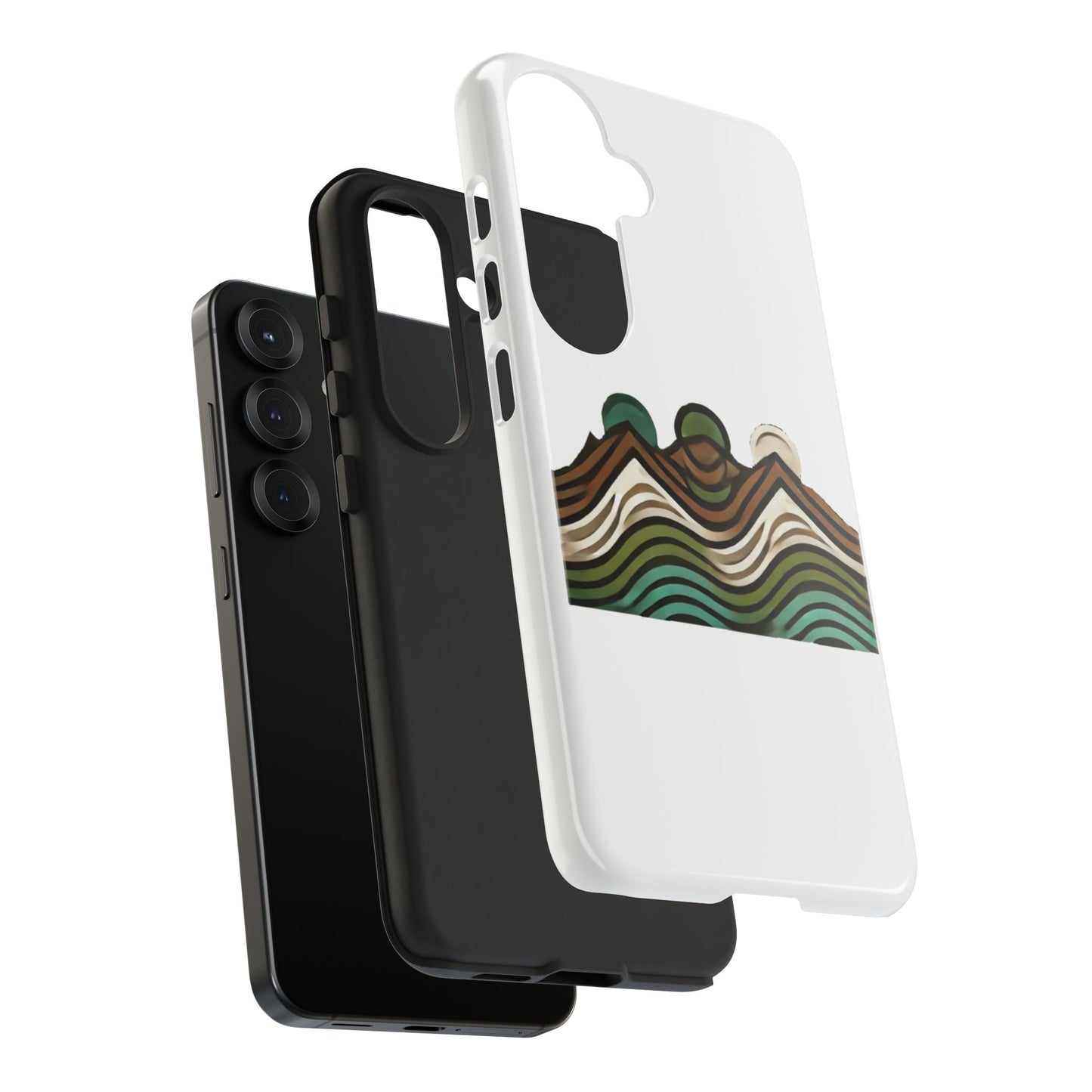 Stylish Phone Case with Minimalist Mountain Design | Tough Cases, Protective Cover, Nature Aesthetic, Gift for Adventurers, [...]