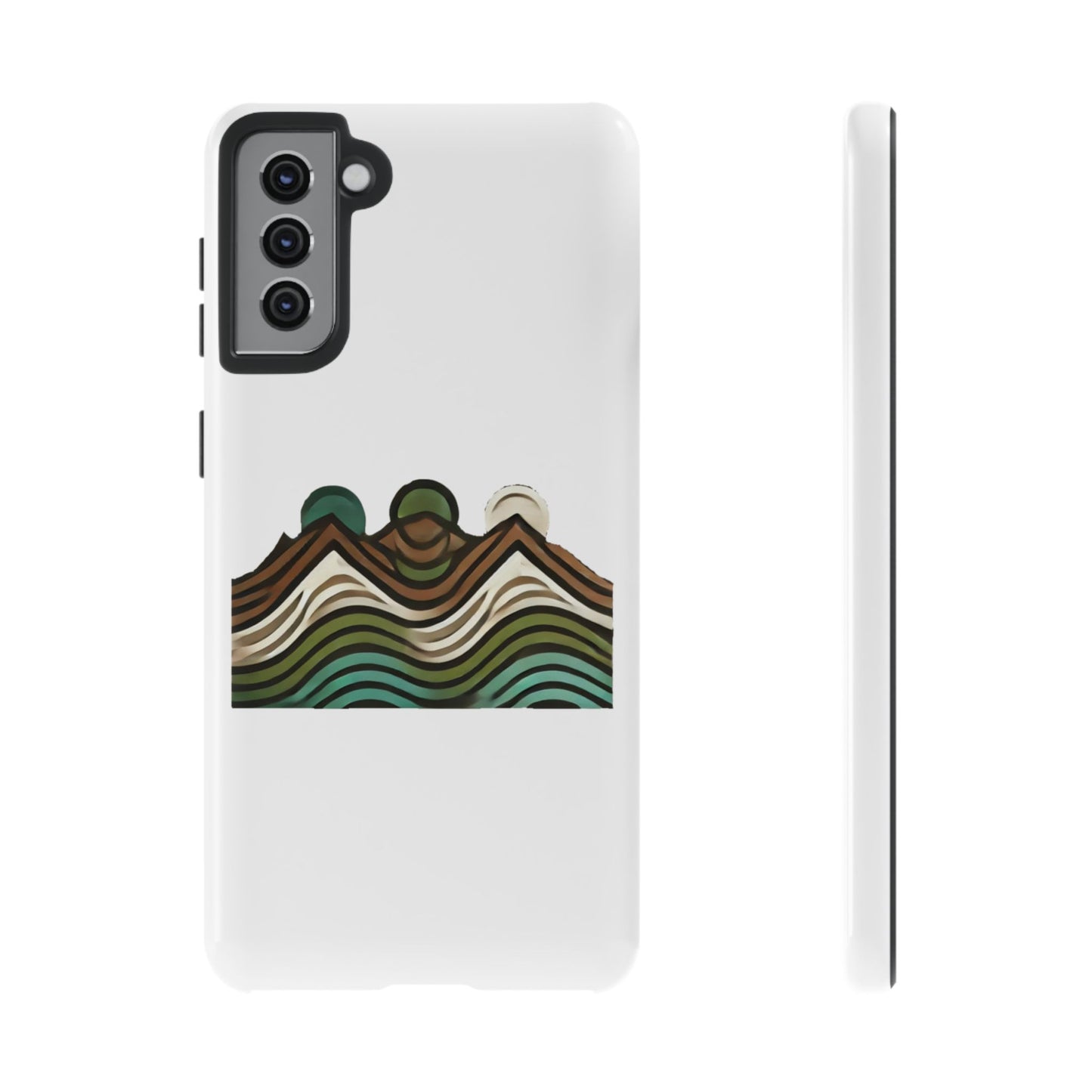 Stylish Phone Case with Minimalist Mountain Design | Tough Cases, Protective Cover, Nature Aesthetic, Gift for Adventurers, [...]
