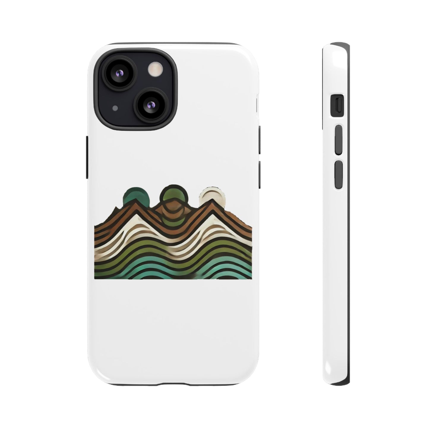 Stylish Phone Case with Minimalist Mountain Design | Tough Cases, Protective Cover, Nature Aesthetic, Gift for Adventurers, [...]