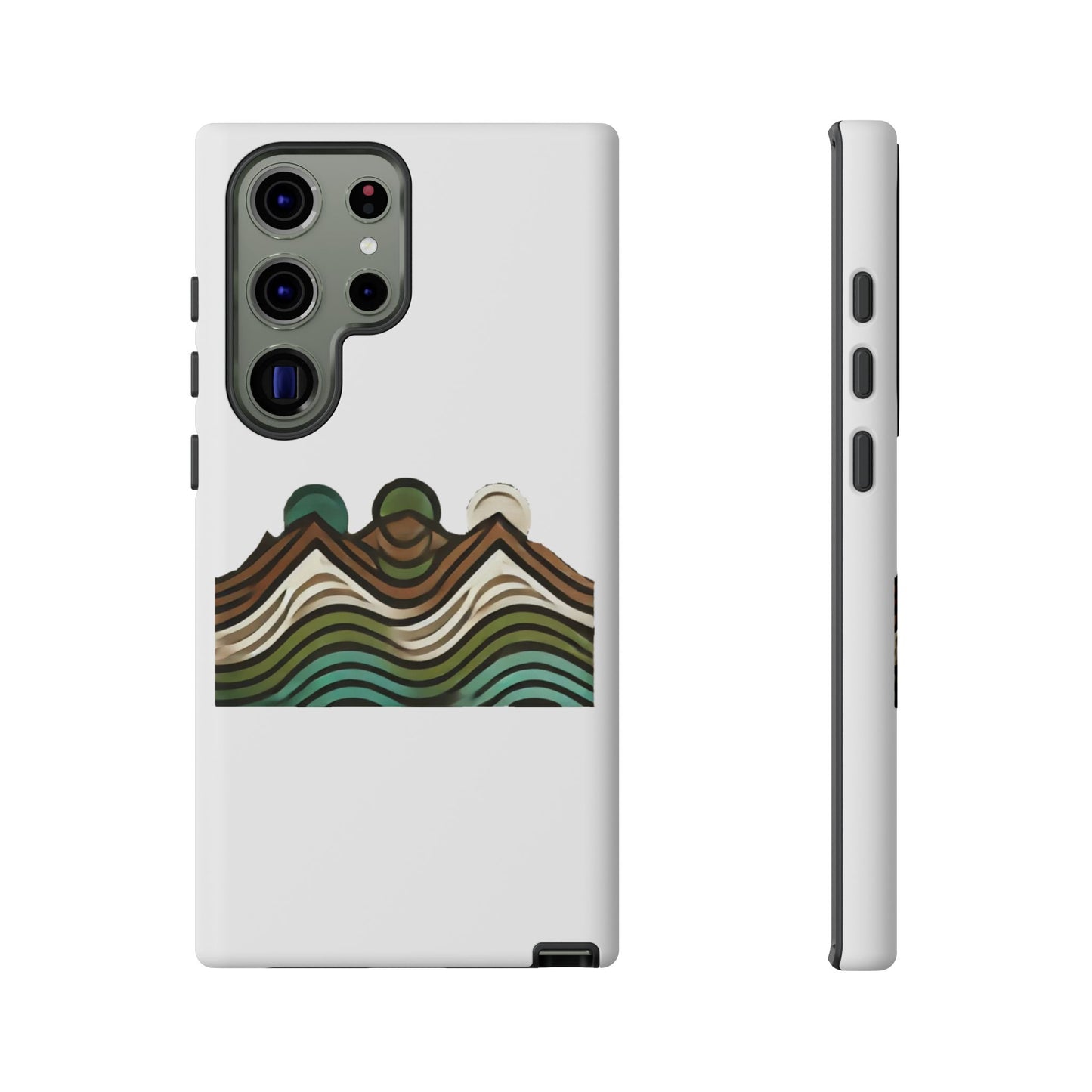 Stylish Phone Case with Minimalist Mountain Design | Tough Cases, Protective Cover, Nature Aesthetic, Gift for Adventurers, [...]