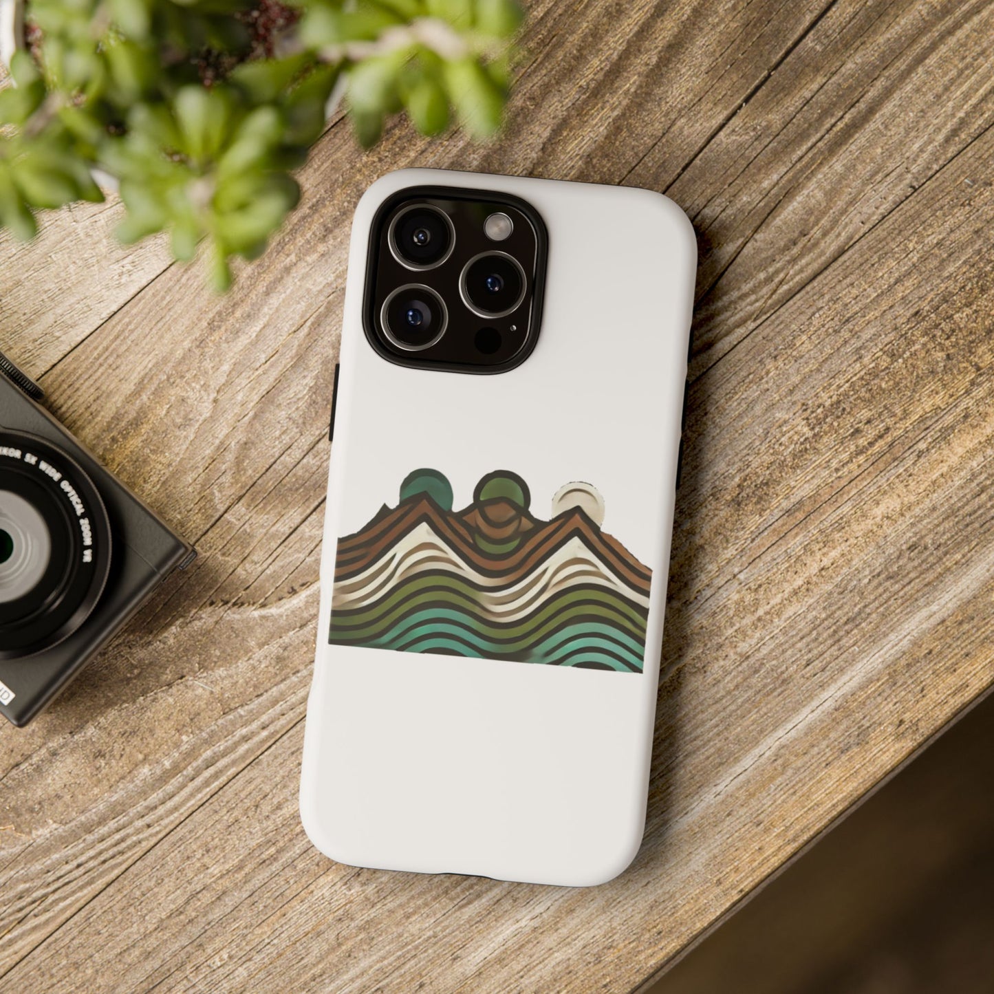 Stylish Phone Case with Minimalist Mountain Design | Tough Cases, Protective Cover, Nature Aesthetic, Gift for Adventurers, [...]
