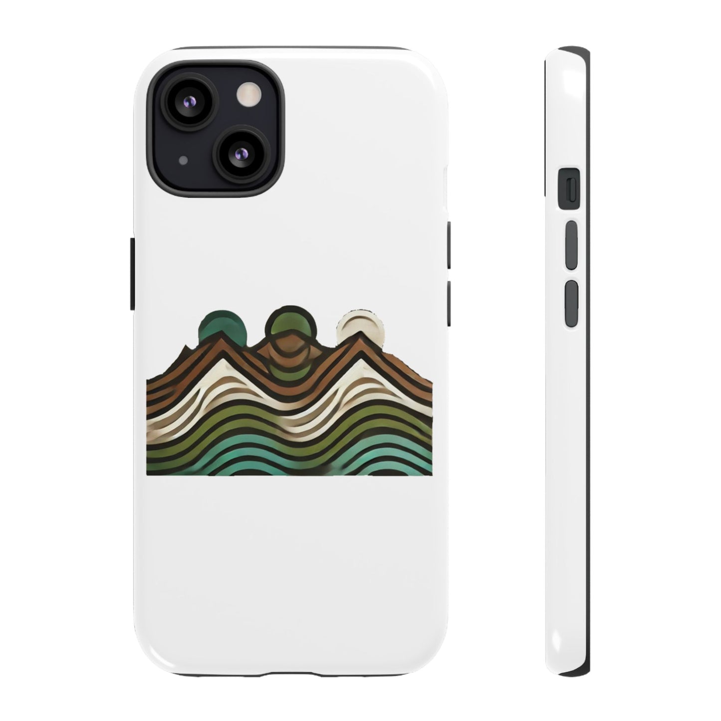 Stylish Phone Case with Minimalist Mountain Design | Tough Cases, Protective Cover, Nature Aesthetic, Gift for Adventurers, [...]
