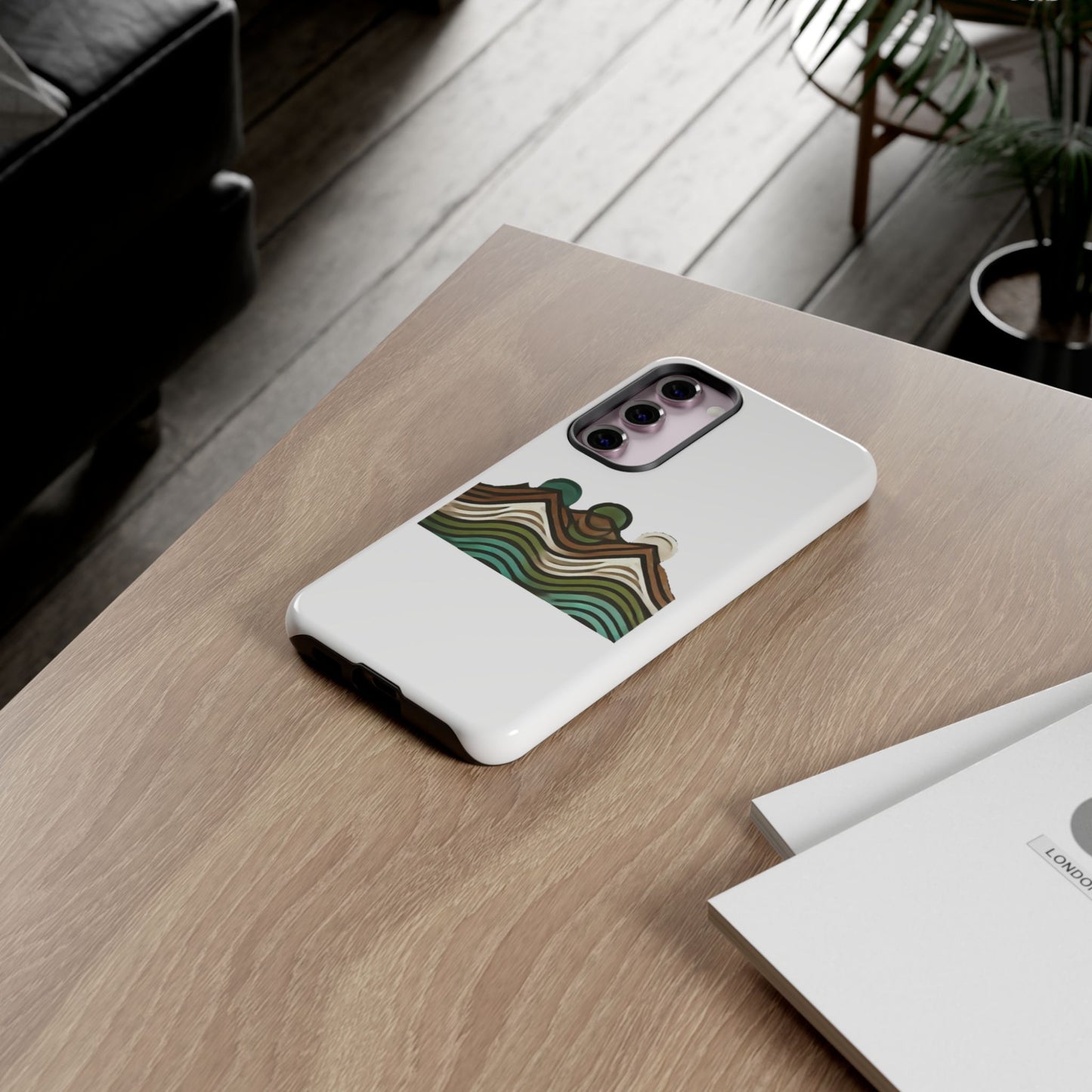 Stylish Phone Case with Minimalist Mountain Design | Tough Cases, Protective Cover, Nature Aesthetic, Gift for Adventurers, [...]