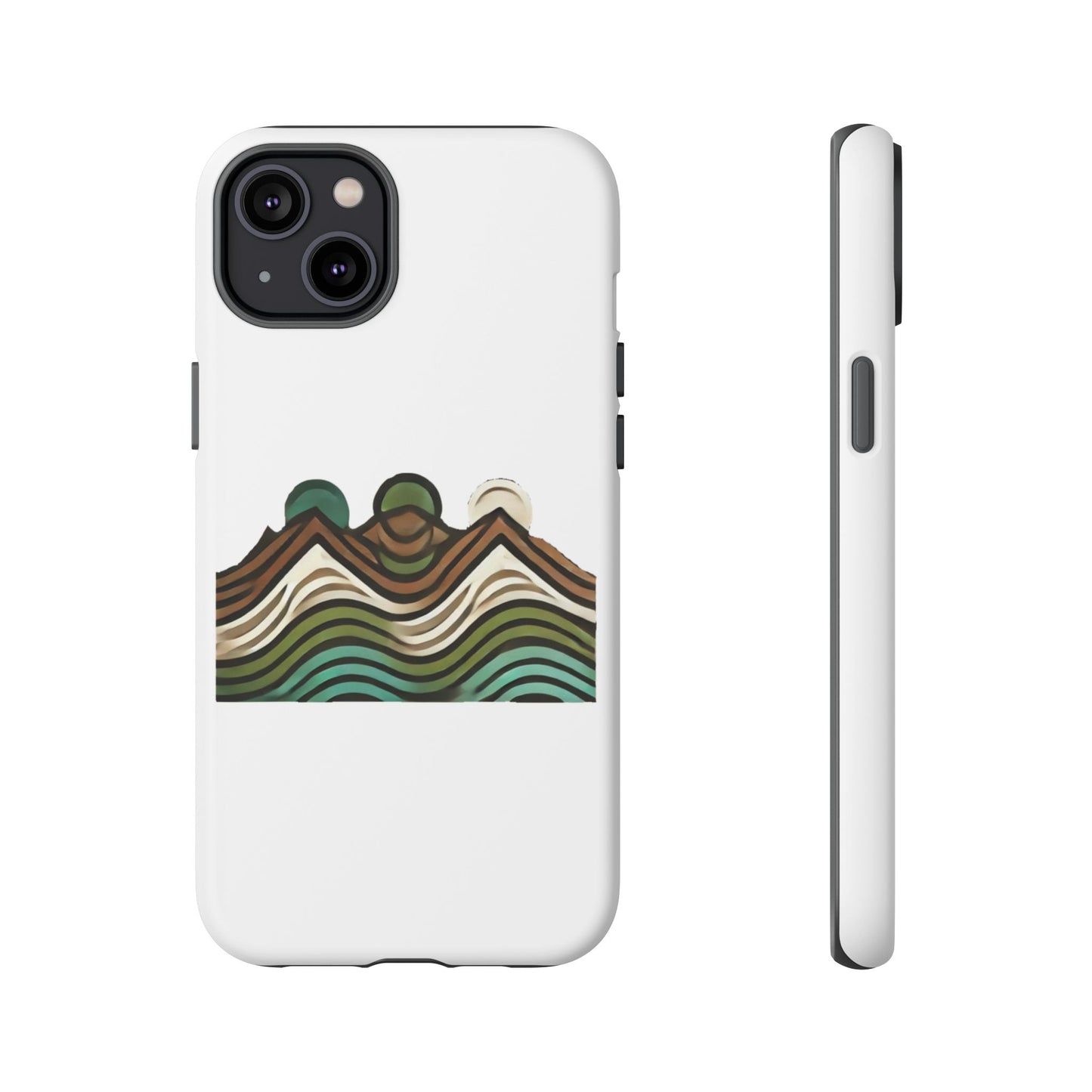 Stylish Phone Case with Minimalist Mountain Design | Tough Cases, Protective Cover, Nature Aesthetic, Gift for Adventurers, [...]