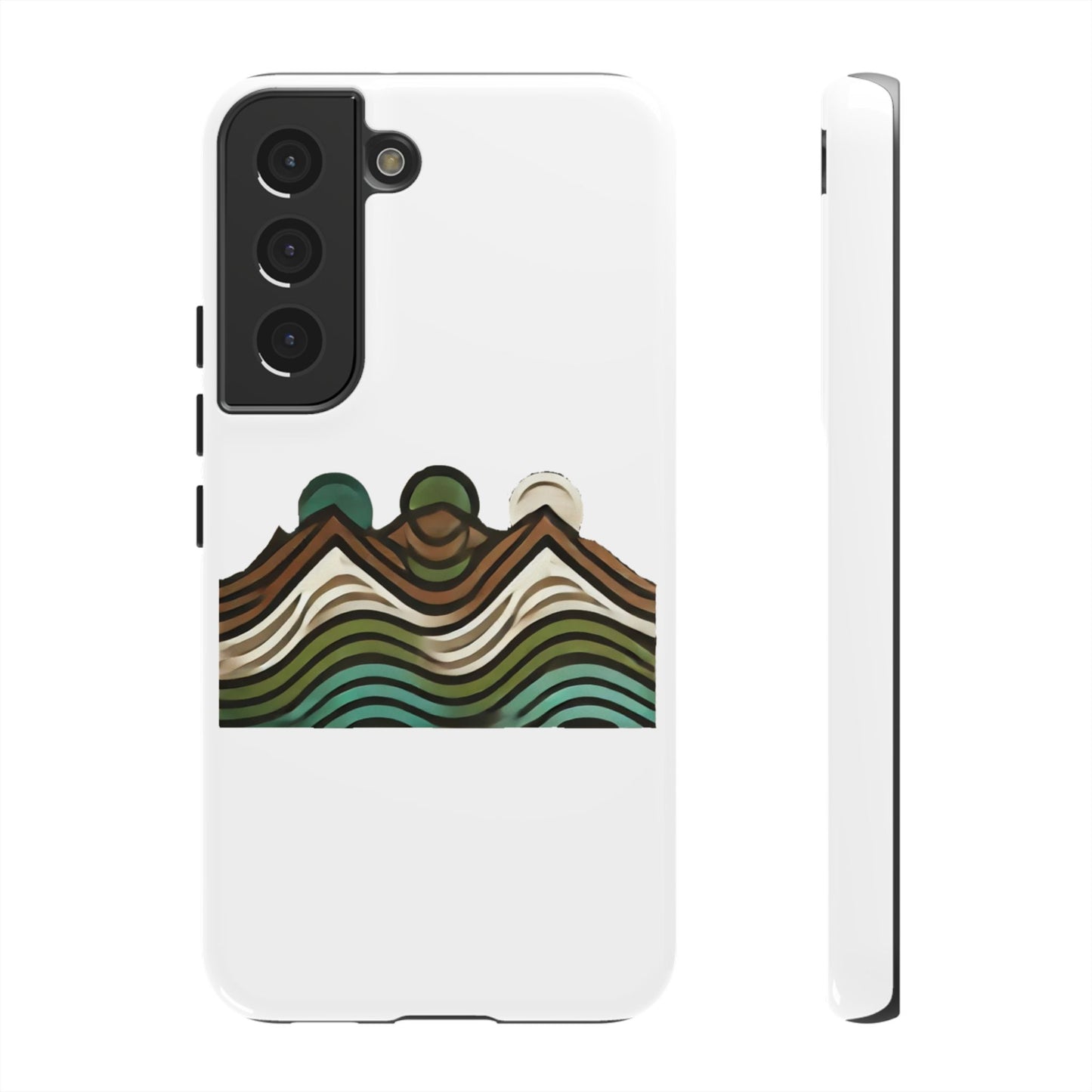 Stylish Phone Case with Minimalist Mountain Design | Tough Cases, Protective Cover, Nature Aesthetic, Gift for Adventurers, [...]