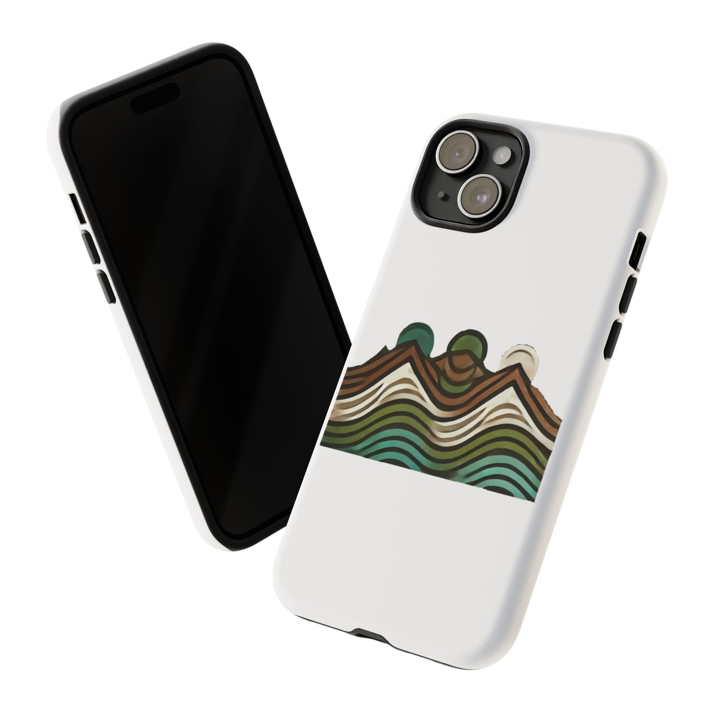 Stylish Phone Case with Minimalist Mountain Design | Tough Cases, Protective Cover, Nature Aesthetic, Gift for Adventurers, [...]