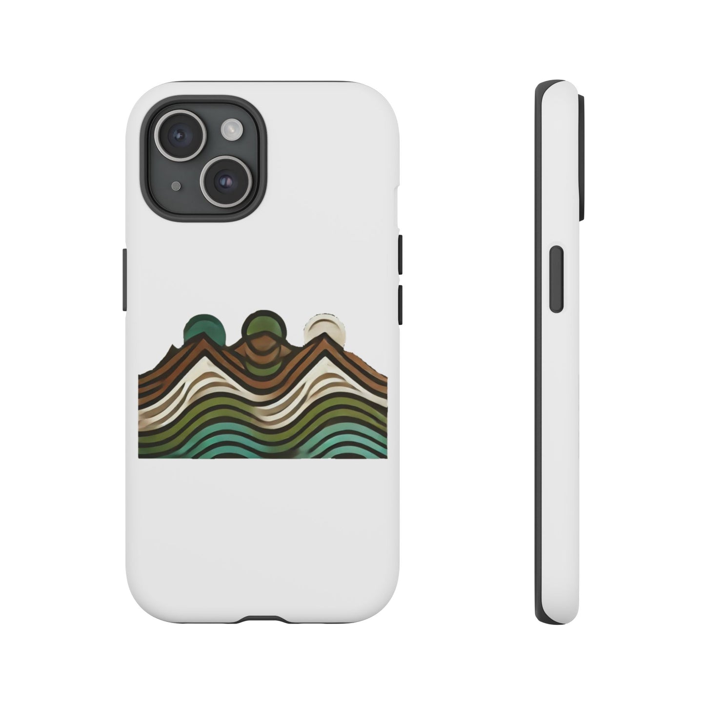 Stylish Phone Case with Minimalist Mountain Design | Tough Cases, Protective Cover, Nature Aesthetic, Gift for Adventurers, [...]