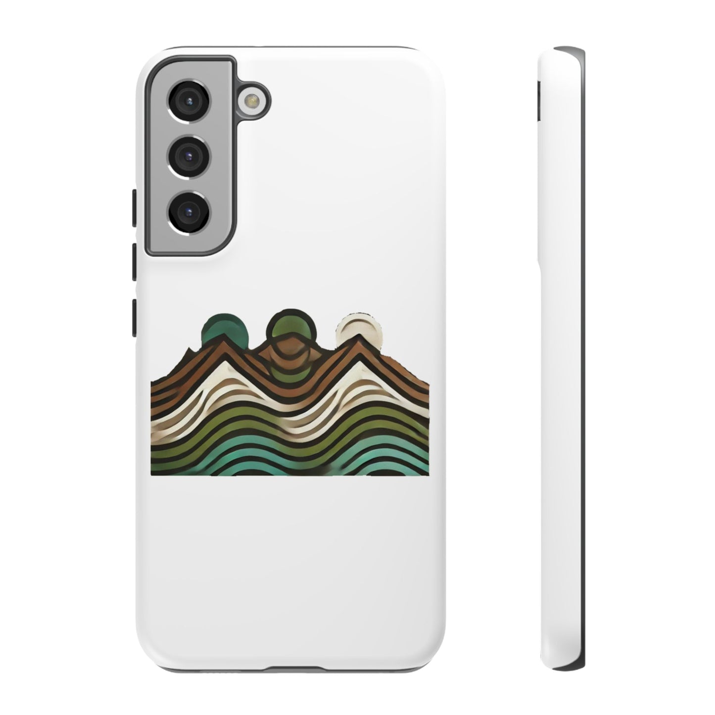 Stylish Phone Case with Minimalist Mountain Design | Tough Cases, Protective Cover, Nature Aesthetic, Gift for Adventurers, [...]