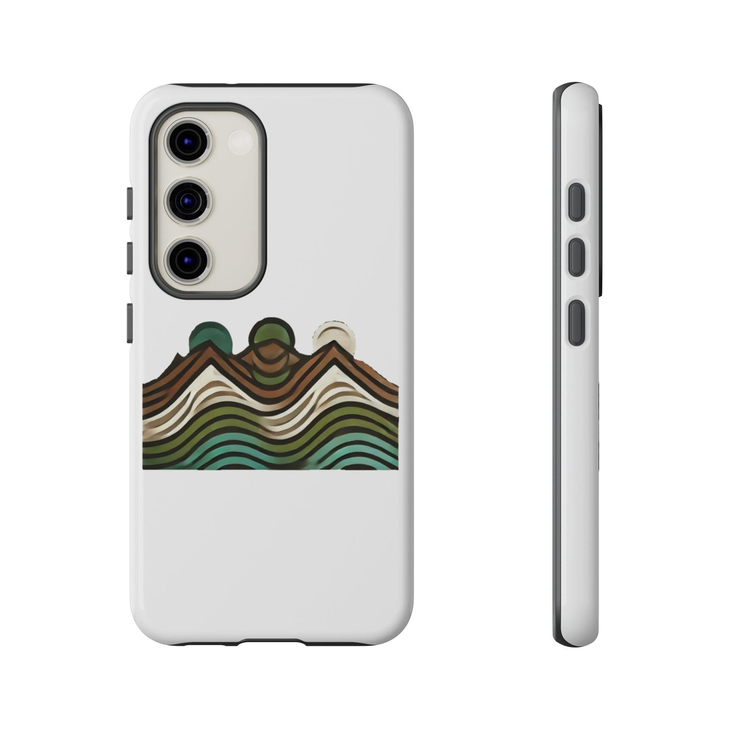 Stylish Phone Case with Minimalist Mountain Design | Tough Cases, Protective Cover, Nature Aesthetic, Gift for Adventurers, [...]
